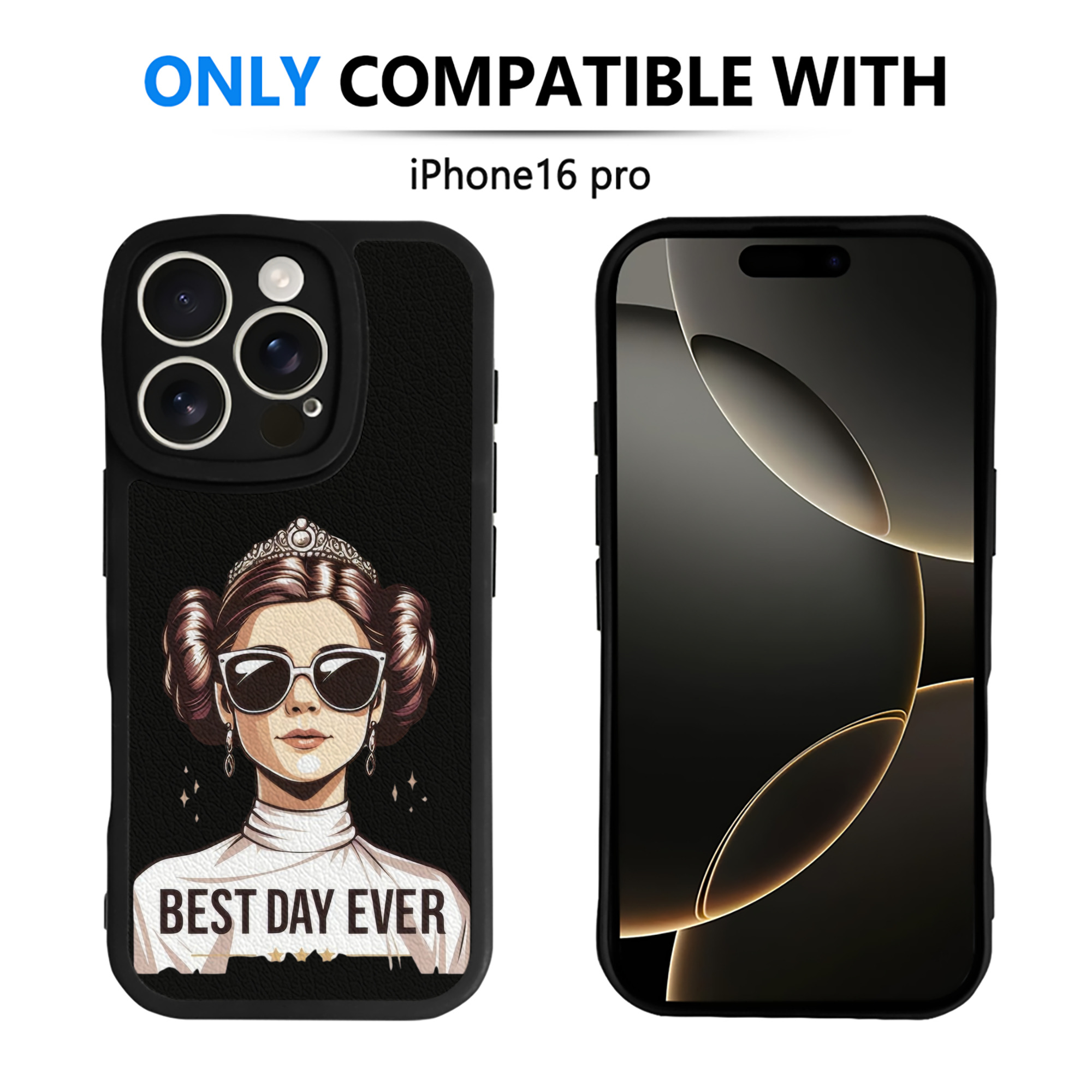 （画像用） スター・ウォーズ Star Wars 【iPhone 16シリーズ対応】シリコンスマホケース（レザー調） 材質：シリコン